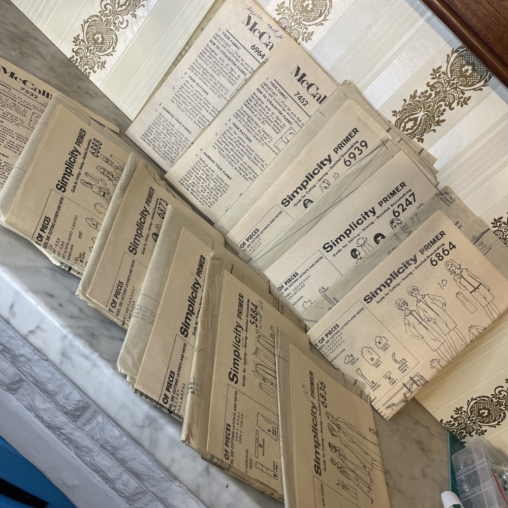 Set of 11 Vintage Sewing Patterns | Classic Basic Quality | Simplicity & McCalls